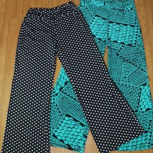 Robert Louis Pants - Robert Louis Black & White Polka Dot Palaazo Pants Robert Louis Pants - Robert Louis Black & White Polka Dot Palaazo Pants